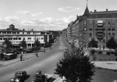Odinsplatsen omkring 1940 <br>Inskickat av  Björn Hammargren